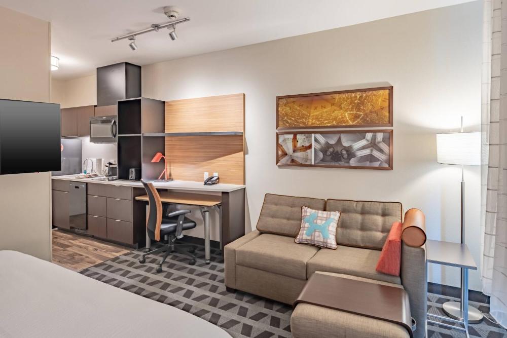 Studio, 1 King, Sofa bed interior